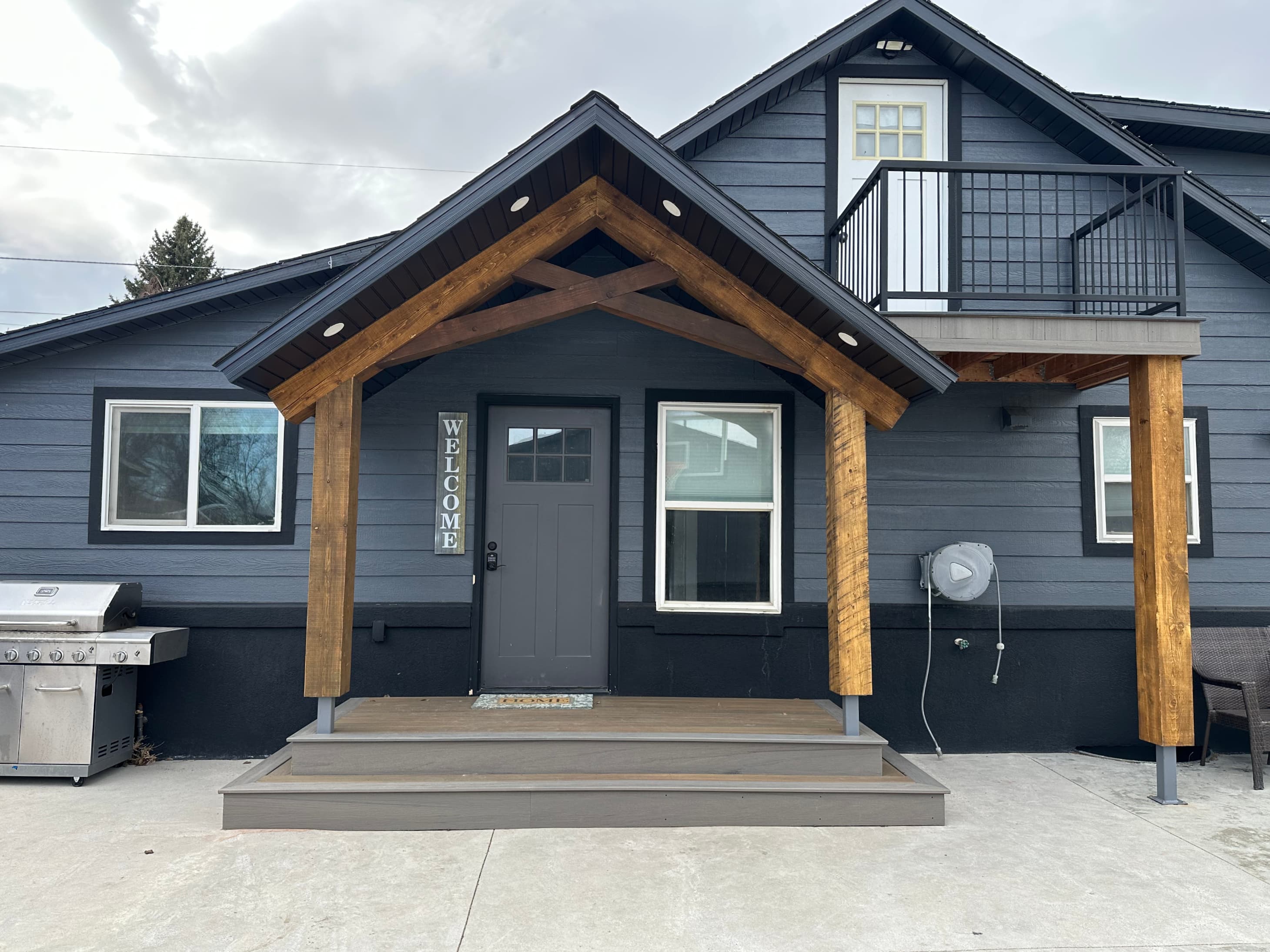 Exterior & Addition — before