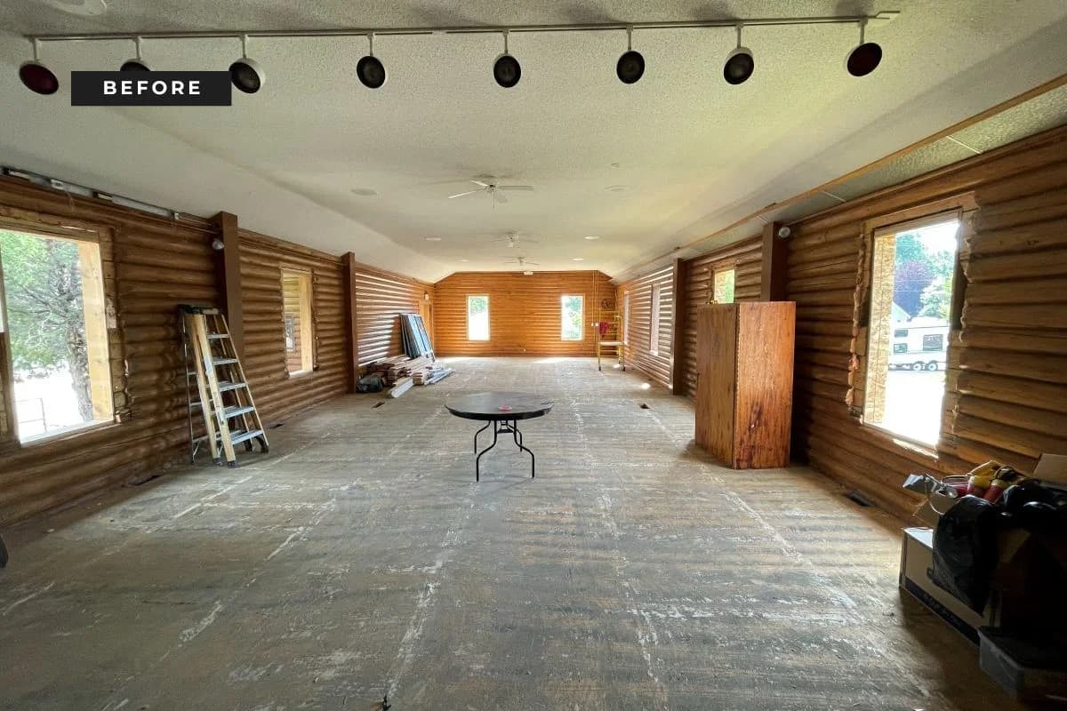 Before photo of the Big Horn Pediatrics healthcare clinic interior renovation and tenant improvements by Buffalo Built LLC.